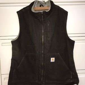 CARHARTT SHERPA LINED VEST!